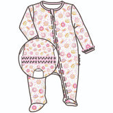 Donut Dreams Zip Footie